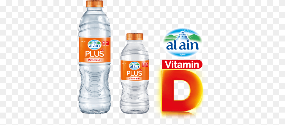 Combining Hydration And Vitamin D Support Al Ain Vitamin Alain Water Vitamin D, Bottle, Beverage, Mineral Water, Water Bottle Png Image