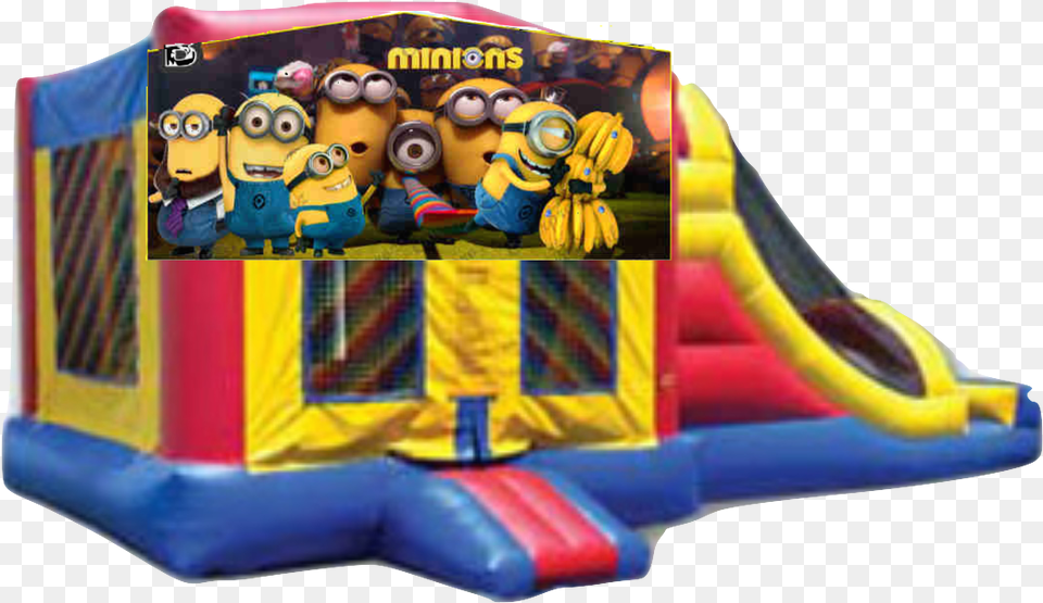 Combo Big Side Minions 130 Inflatable, Play Area, Toy, Person, Indoors Png Image