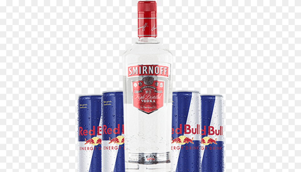 Combo De Vodka Red Bull Energy Drink 250 Ml Pack, Alcohol, Beverage, Liquor, Gin Png Image