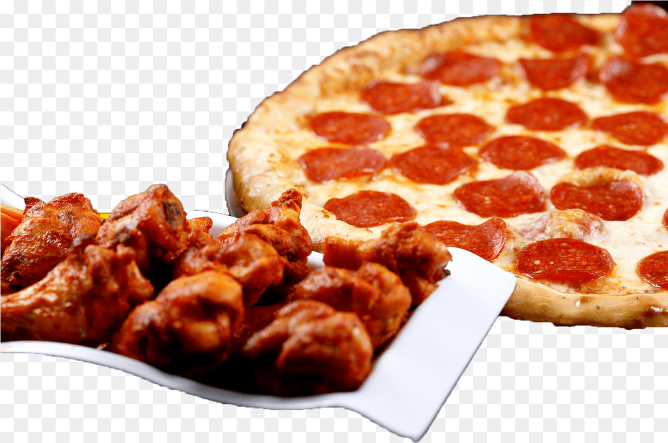 Combo Pizza With Hot Wings, Food, Food Presentation Png