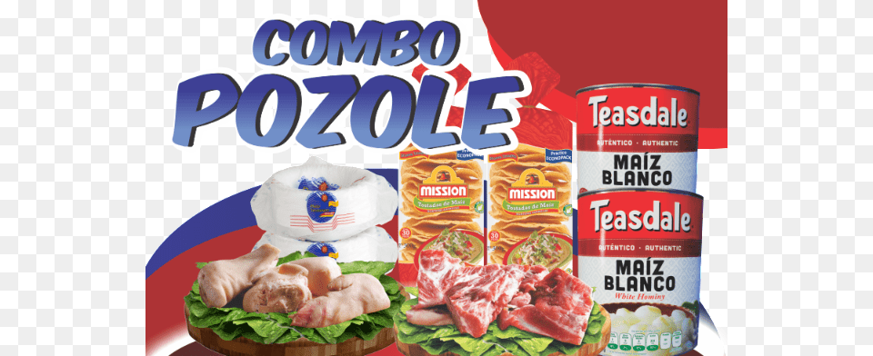 Combo Pozole Teasdale Garbanzo Beans 108 Oz Can, Aluminium, Food, Lunch, Meal Free Transparent Png
