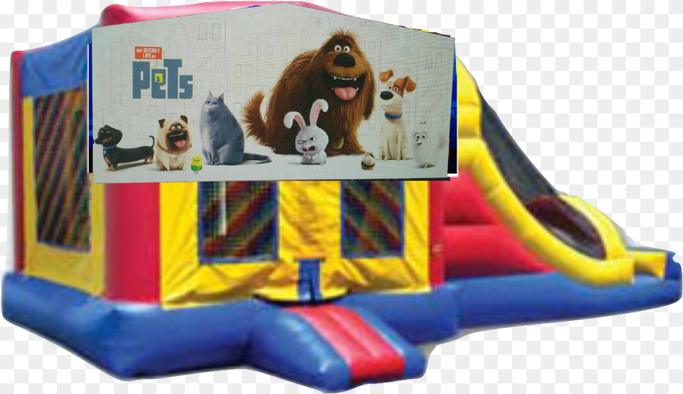 Combo Super Big Side Secret Life Of Pets 170 39secret Life Of Pets39 Peel And Stick Giant Wall Graphic, Inflatable, Play Area, Indoors, Animal Png
