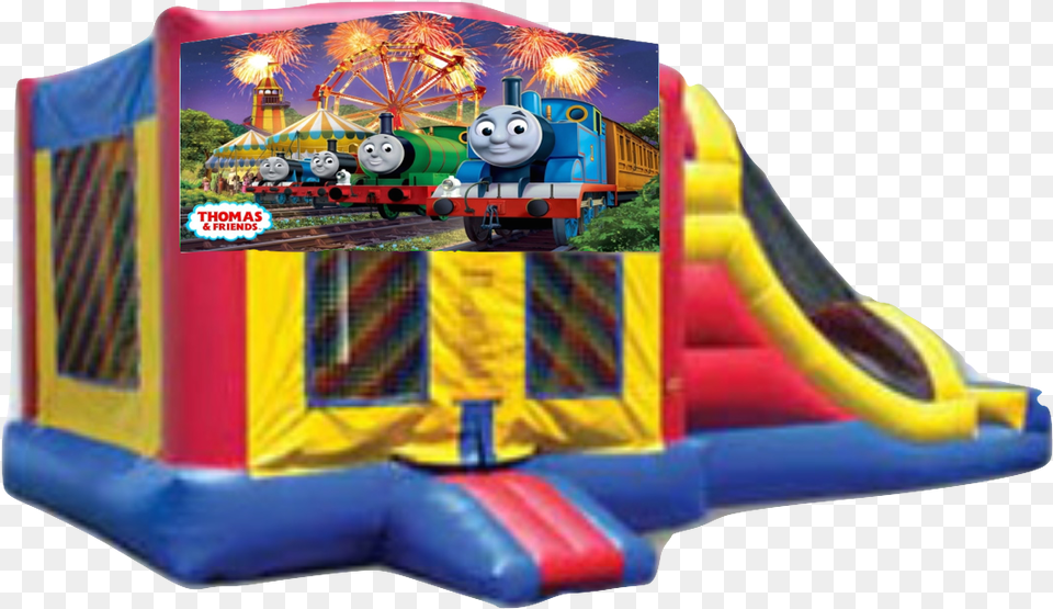 Combo Super Big Side Thomas The Train 170 Portable Network Graphics, Play Area, Inflatable, Vehicle, Transportation Free Transparent Png