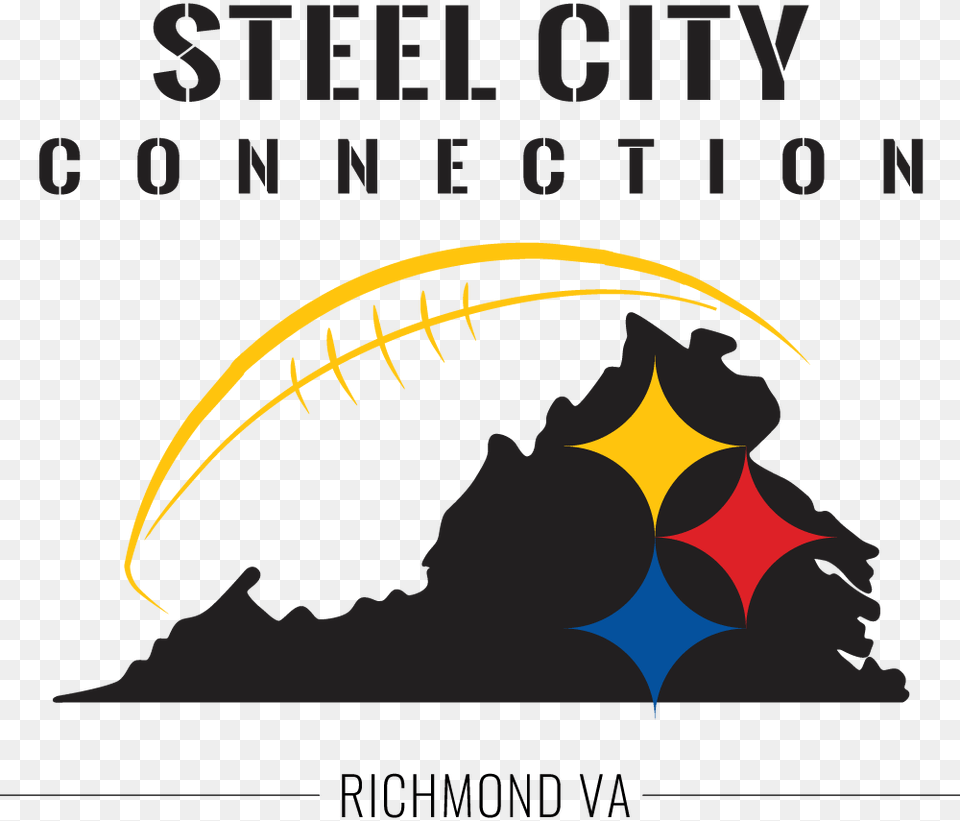 Come Cheer On The Pittsburgh Steelers Graphic Design, Logo, Symbol Free Transparent Png