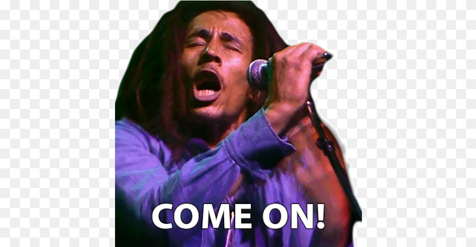 Come Comeon Bobmarley War Discover U0026 Share Gifs Spoken Word, Adult, Person, Performer, Microphone Png