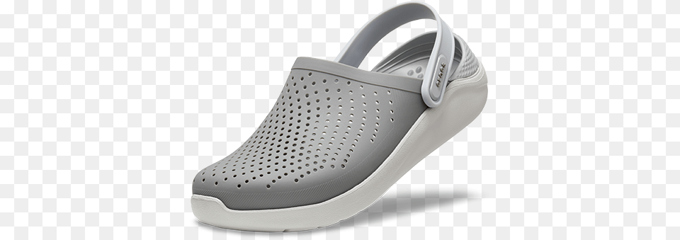 Come One All Crocs Official Site Crocs Literide Smoke Pearl White, Clothing, Footwear, Shoe, Sneaker Png Image