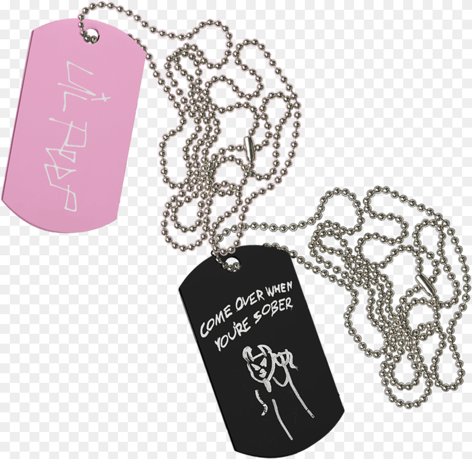 Come Over When You Re Sober Pt Lil Peep Dog Tags, Accessories, Jewelry, Necklace, Pendant Free Png