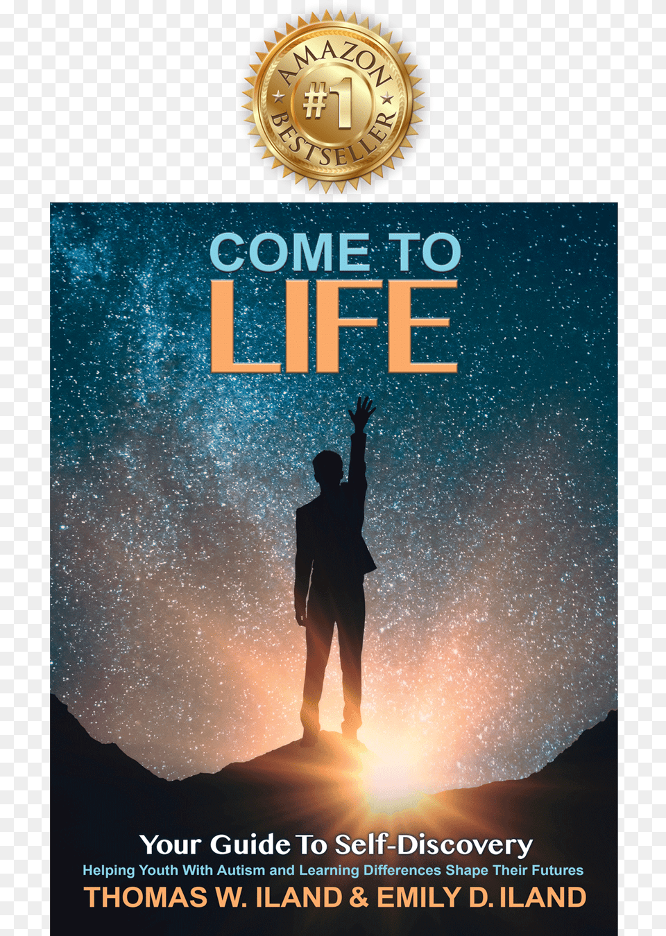 Come To Life English Best Seller Logo 2 Poster, Book, Publication, Adult, Male Png Image