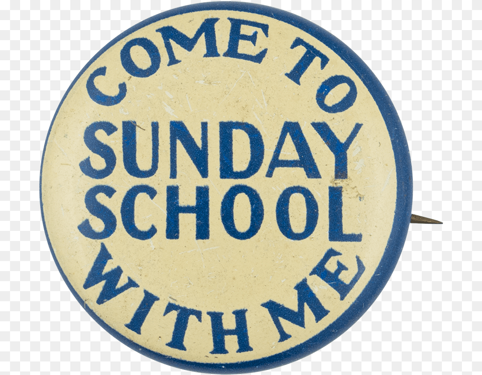 Come To Sunday School Circle, Badge, Logo, Symbol, Road Sign Png