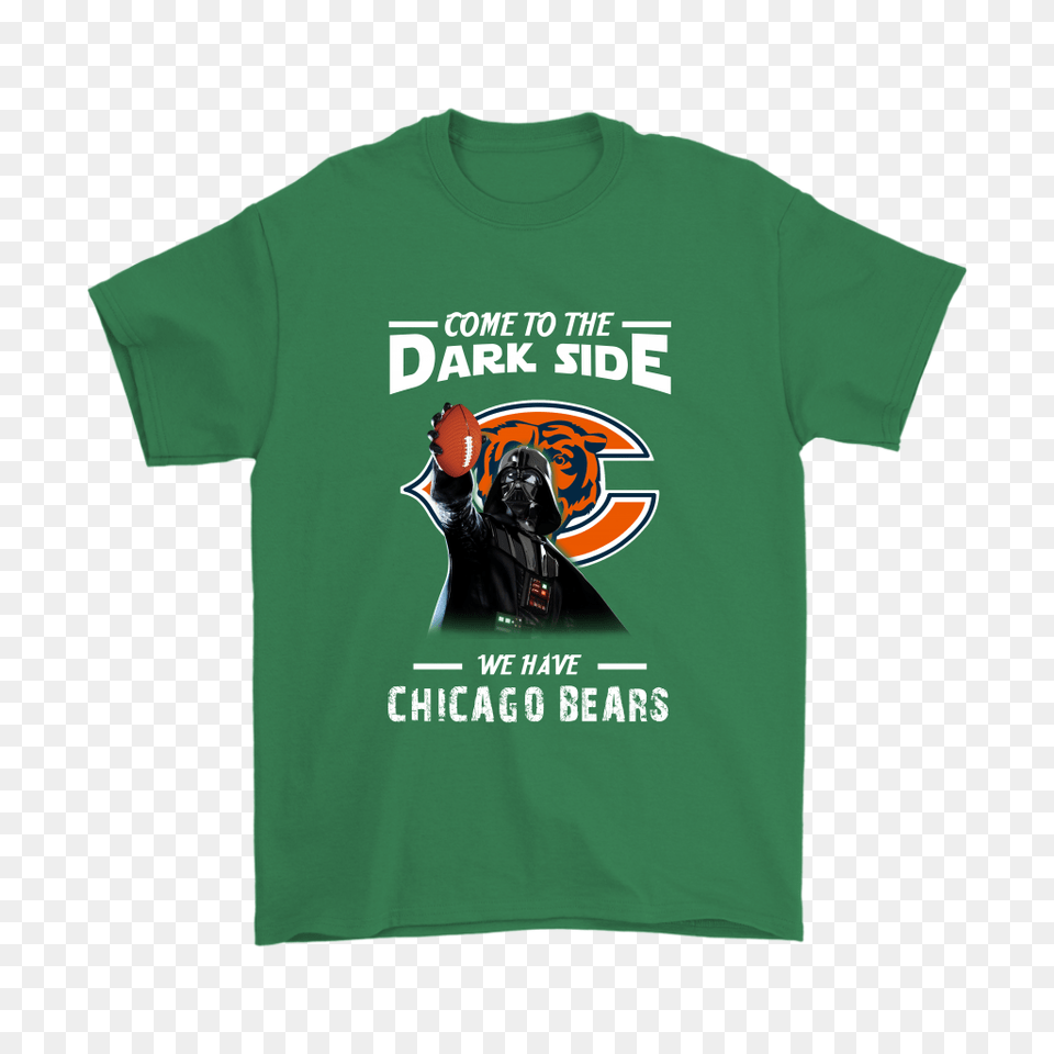 Come To The Dark Side We Have Chicago Bears Shirts, Clothing, Shirt, T-shirt, Adult Free Png