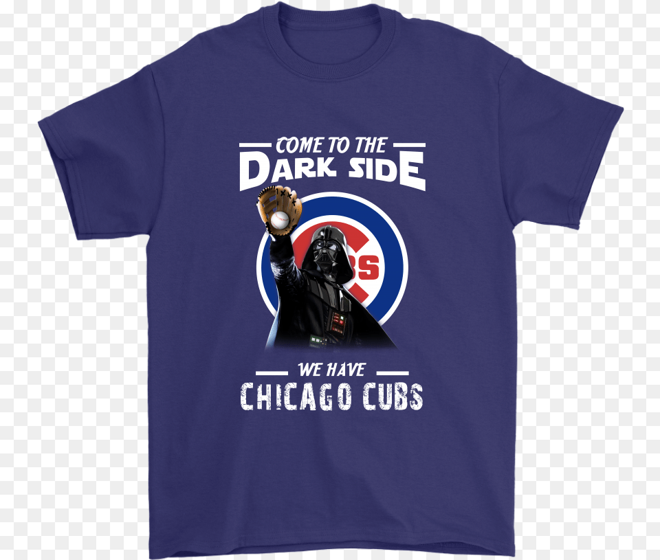 Come To The Dark Side We Have Chicago Cubs Shirts Captain America, Clothing, T-shirt, Shirt, Glove Free Transparent Png