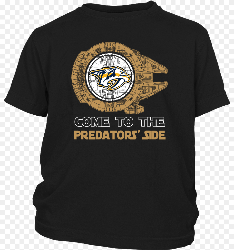 Come To The Nashville Predators39 Side Star Wars Shirts Nashville Predators, Clothing, T-shirt, Shirt, Logo Png Image