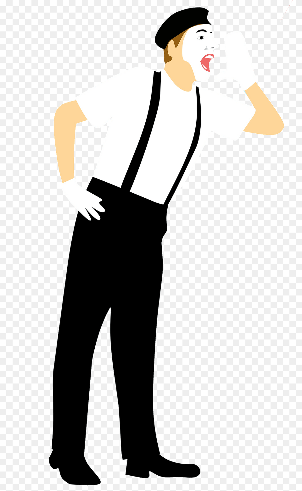 Comedian Artist Clipart, Person, Performer, Clown, Mime Free Transparent Png