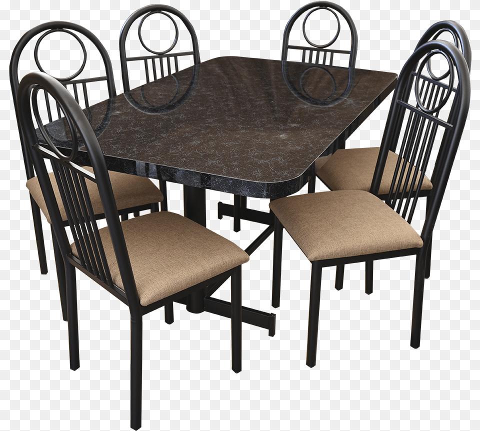 Comedor 4 Sillas Download Windsor Chair, Architecture, Table, Room, Indoors Free Transparent Png
