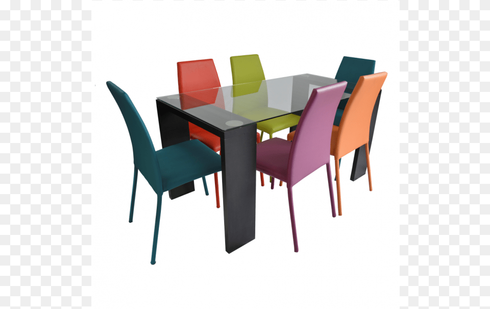 Comedor Loft Negro 6 Colores Home Deco Dining Rooms Dining Room, Architecture, Indoors, Furniture, Dining Table Png Image