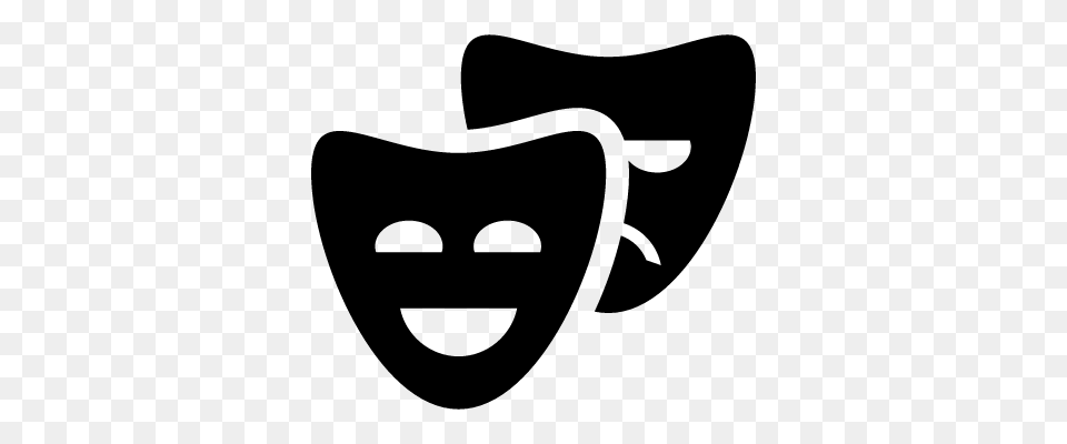 Comedy And Drama Masks Vectors Logos Icons And Photos, Gray Free Png