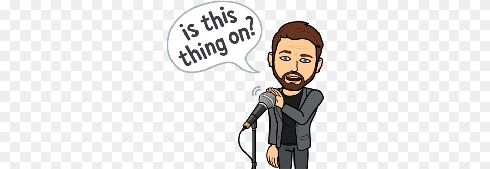 Comedy Mike Skiba Microphone Bitmoji Is This Thing, Electrical Device, Person, People, Baby Png