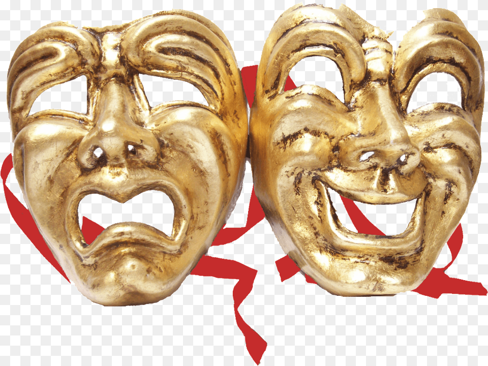 Comedy Tragedy Masks Romanticism Romantic Music Theatre Masks Comedy Tragedy, Mask, Face, Head, Person Png Image