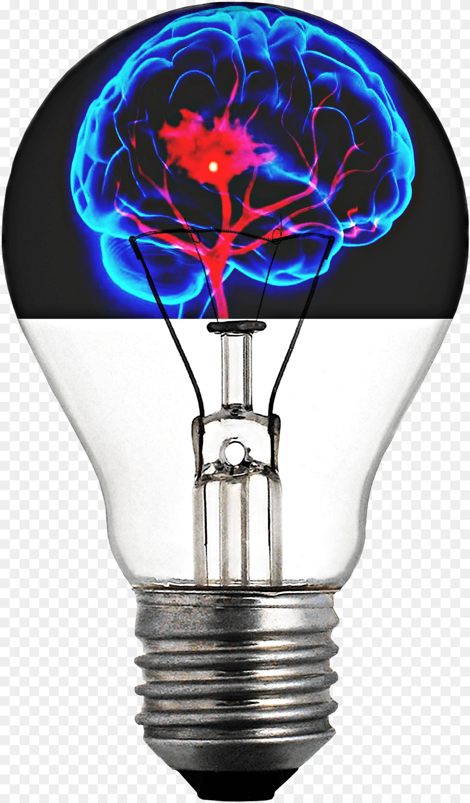 Comenlight Bulb Brain Normal Bulb, Light, Lightbulb Free Png Download