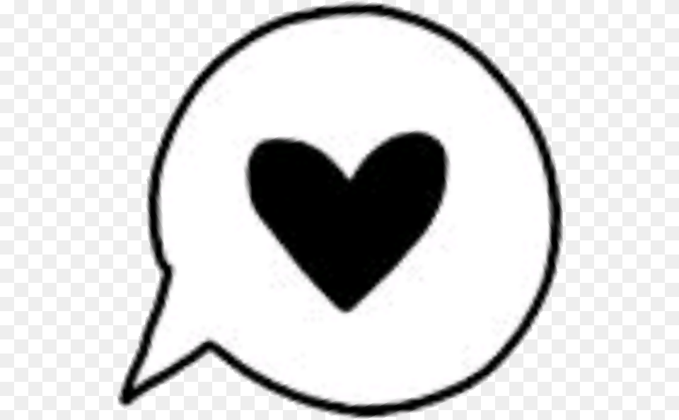Comentario Tumblr Transparent Corazon Love Black Corazones, Stencil, Disk Free Png