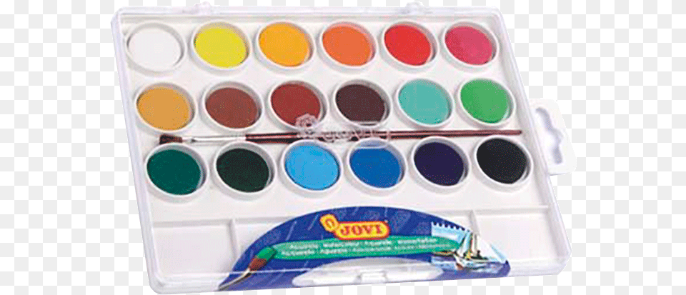 Comentarios Acuarela Jovi 18 Colores Estuche De Plastico, Paint Container, Palette Free Png