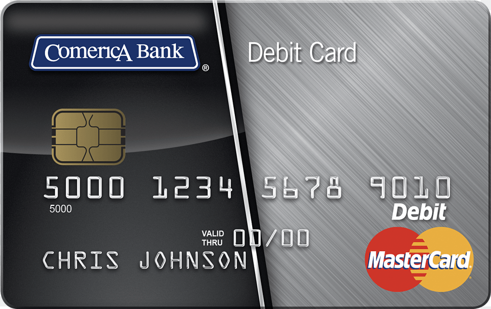 Comerica Bank Debit Card, Text, Credit Card, Electronics, Mobile Phone Free Png Download