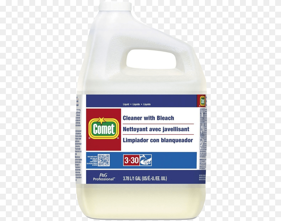 Comet Cleaner With Bleach, Qr Code, Beverage, Milk, Food Free Transparent Png