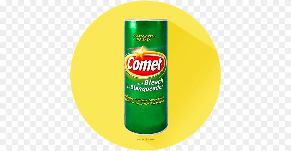 Comet Cleanser With Bleach, Tin, Can, Food, Ketchup Free Png Download