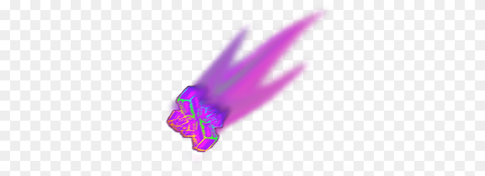 Comet Crystal, Light, Lighting, Purple, Neon Free Png