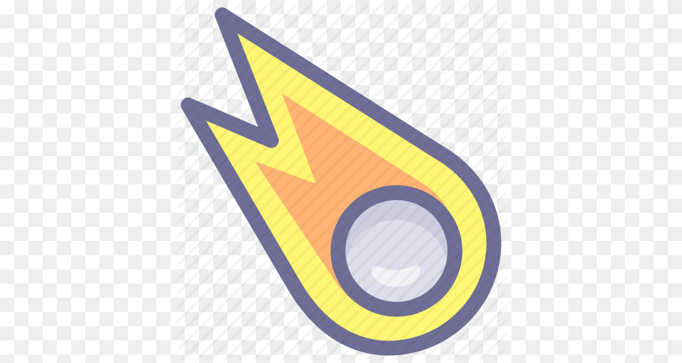 Comet Falling Meteor Meteorite Icon, Logo Free Transparent Png