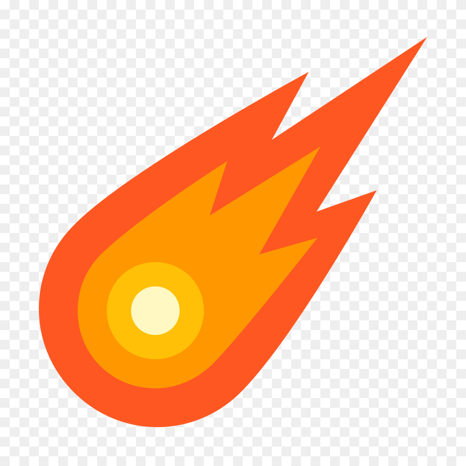Comet Fire Icon Of Cinema Icons Meteor Clipart, Lighting, Light, Outdoors, Flare Png Image