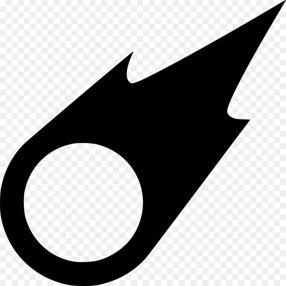 Comet Icon, Stencil, Logo, Animal, Fish Png Image