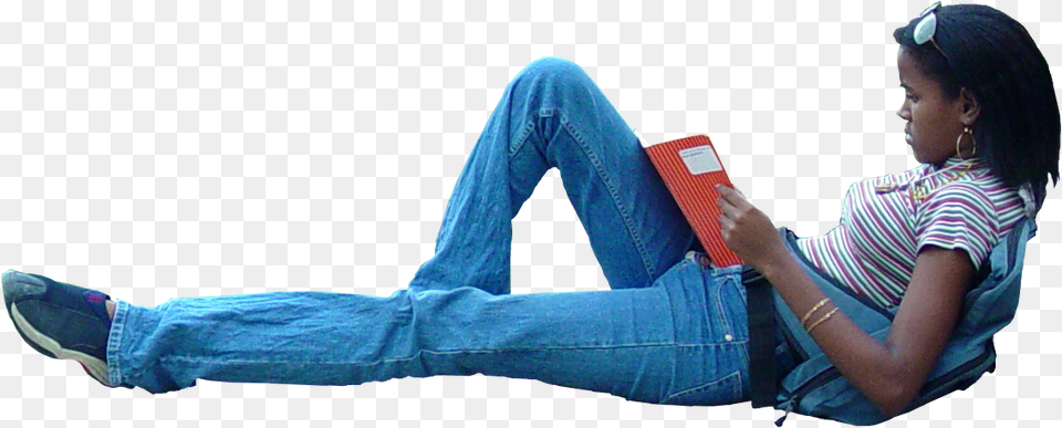 Comfort People Laying Down, Clothing, Reading, Person, Pants Png