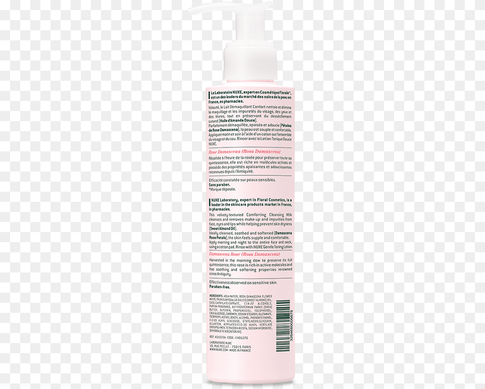 Comforting Cleansing Milk With Rose Petals Toner, Bottle, Lotion, Tin Png