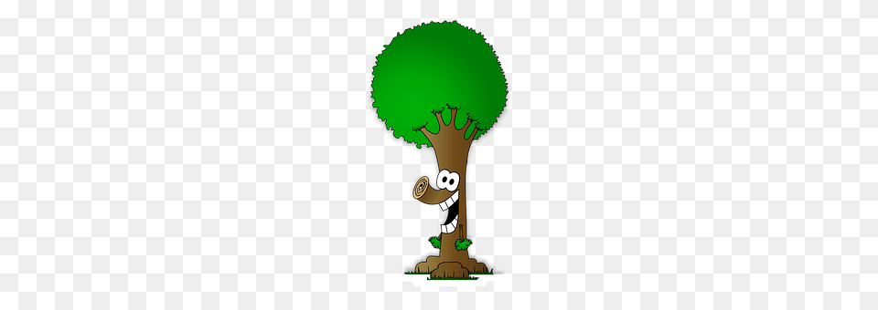 Comic Green, Plant, Tree, Art Free Png Download