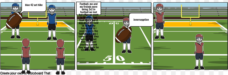 Comic About Leadership Sports, Person, People, Field, American Football Png Image