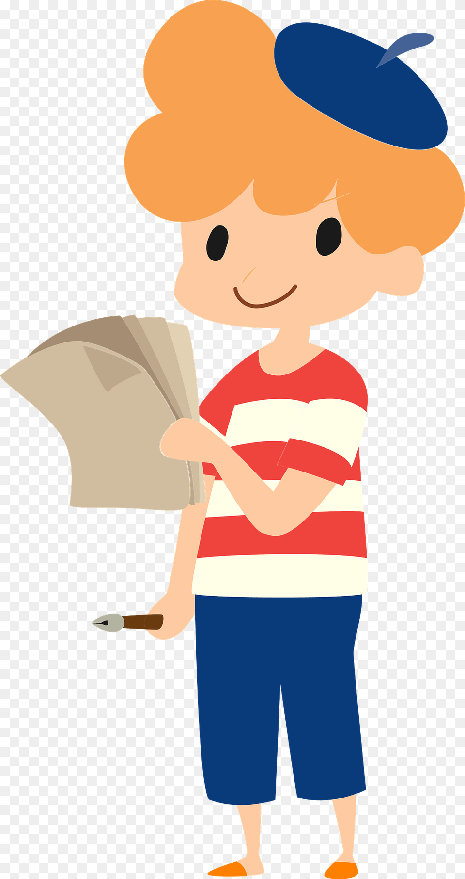 Comic Artist Clipart, Reading, Person, Boy, Child Free Png