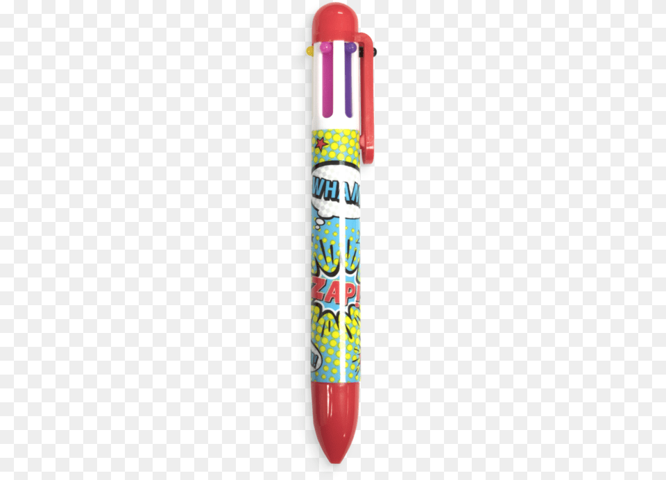 Comic Attack 6 Click Multi Color Pen Multi Pens, Dynamite, Weapon Png