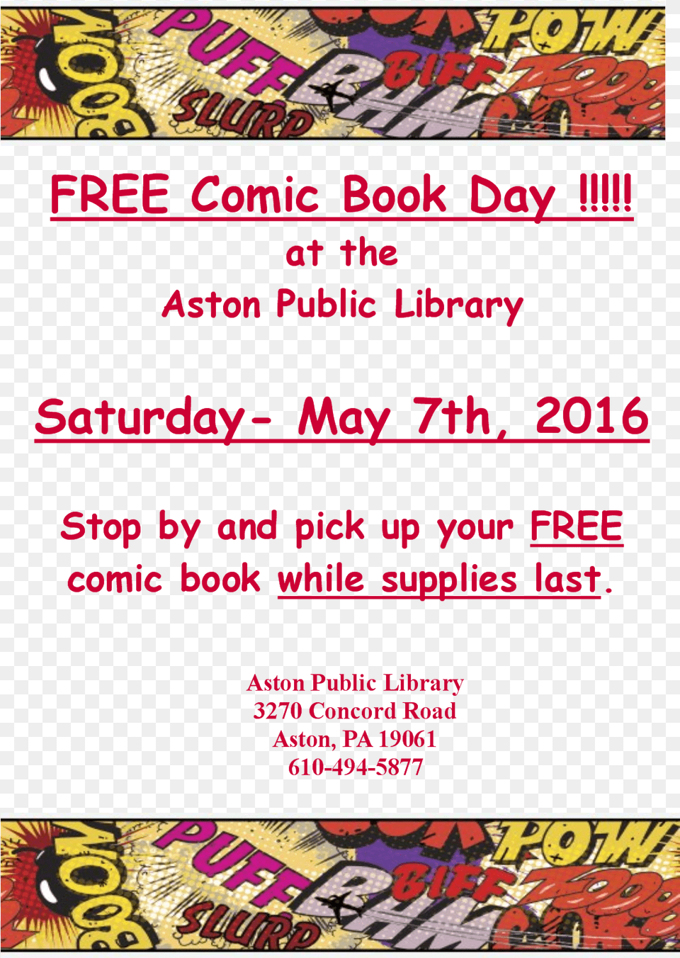 Comic Book Day Comic, Advertisement, Poster Free Transparent Png