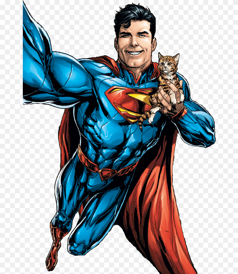 Comic Book Parody Superman Selfies Superman Taking Gary Frank Superman, Adult, Publication, Person, Man Free Png Download