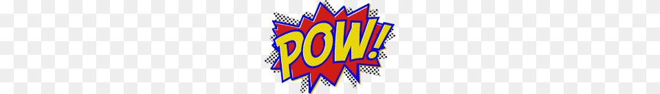 Comic Book Pow, Logo, Art, Dynamite, Weapon Free Png Download