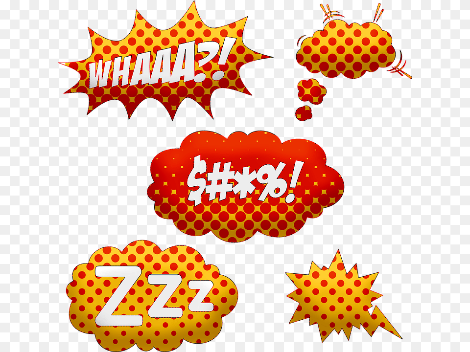 Comic Bubble, Symbol, Number, Text Free Png Download