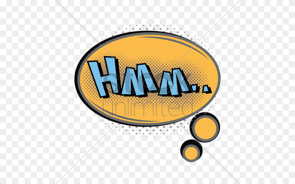 Comic Bubble Hmm Vector, Logo Free Png Download