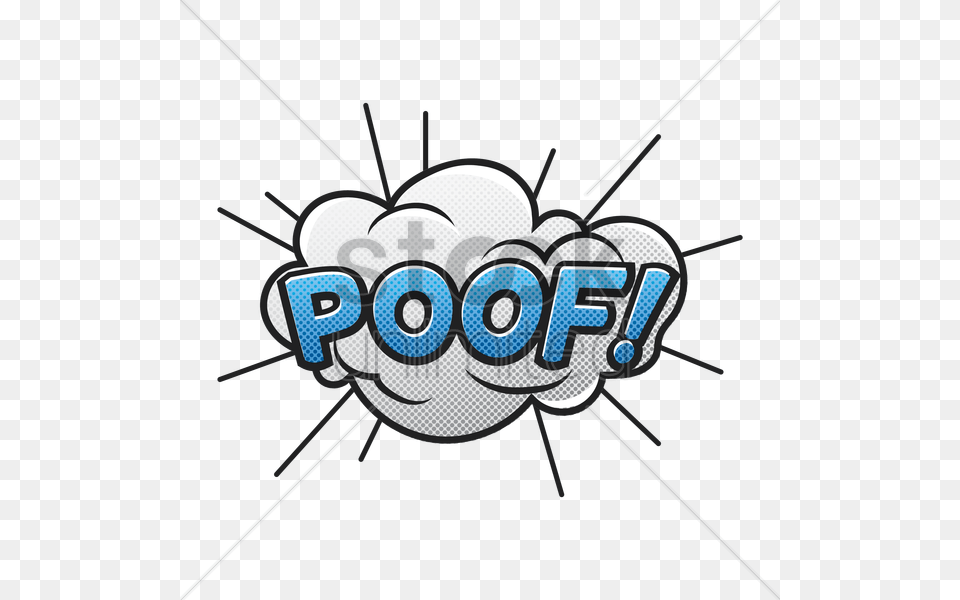 Comic Bubble Poof Vector, Body Part, Hand, Person, Logo Free Png Download
