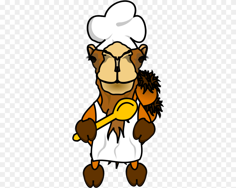 Comic Camel Cartoon Camel Clipart, Cutlery, Spoon, Baby, Person Free Png