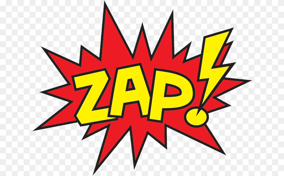 Comic Clipart Zap Batman Zap, Logo, Dynamite, Weapon Png Image