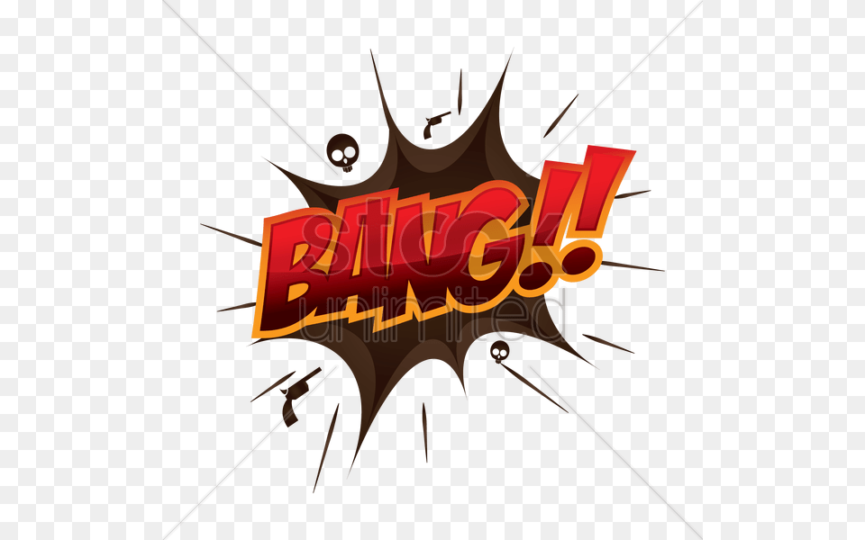 Comic Effect Bang Vector Image, Logo, Symbol Free Transparent Png