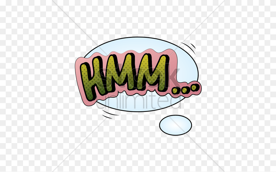 Comic Effect Hmm Vector Graph Cartoon, Cutlery, Spoon, Food Free Png