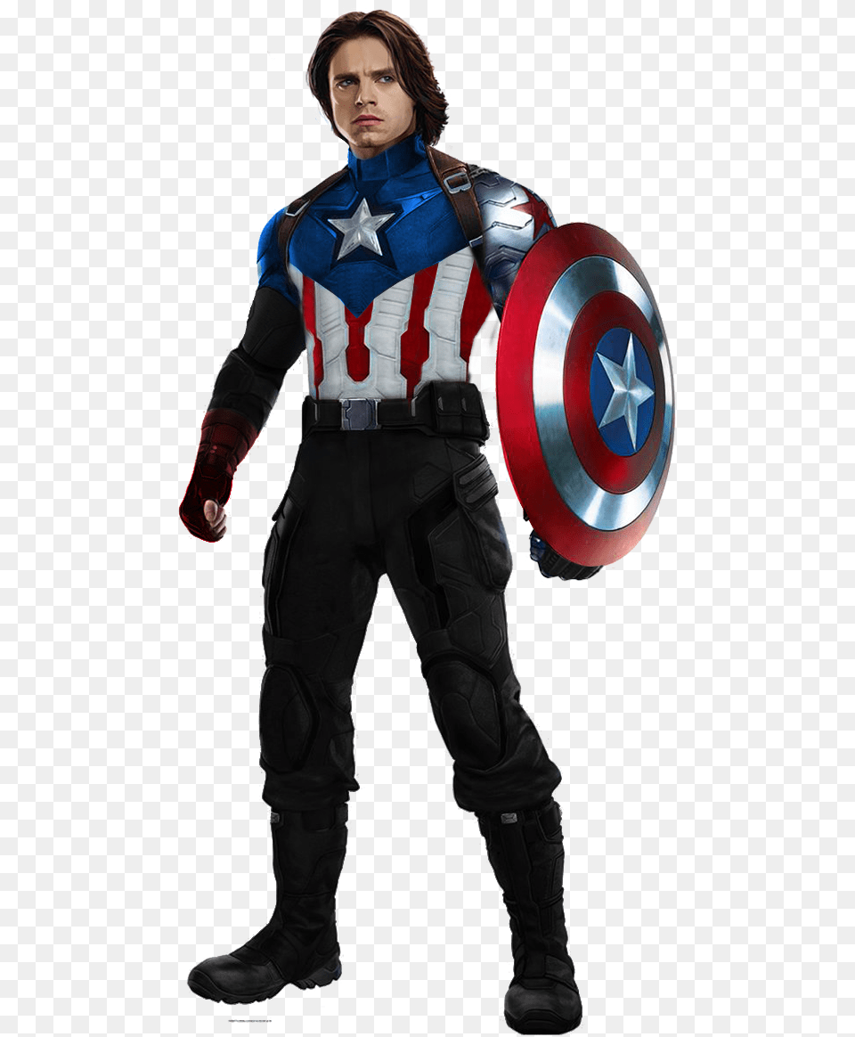 Comic Fan Art Bucky And Wallpaper, Clothing, Costume, Person, Armor Free Transparent Png