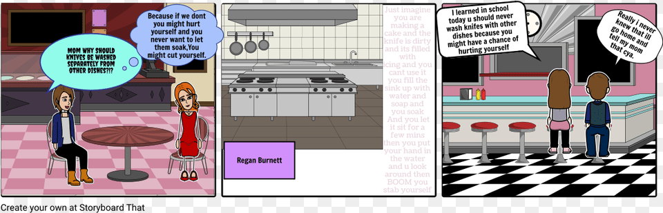 Comic For Kitchen Safety, Book, Comics, Publication, Person Free Png